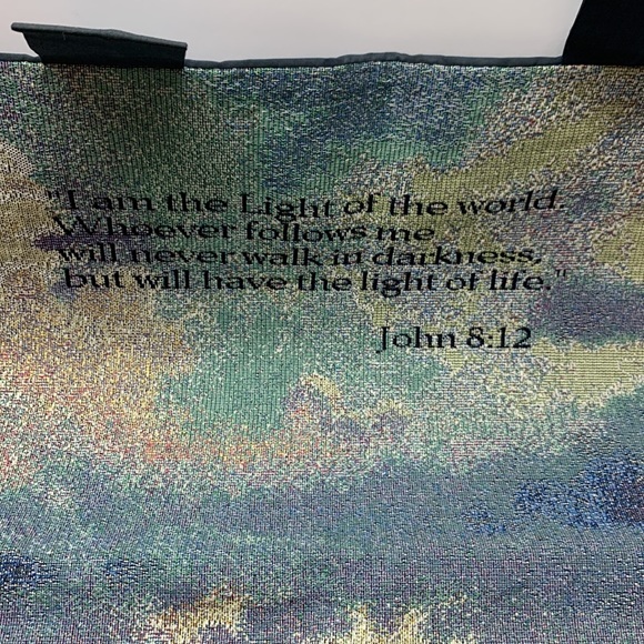 Thomas Kinkade I am the light Tapestry - Picture 4 of 7